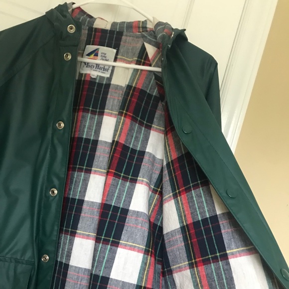 flannel lined rain coat
